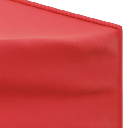 Tenda per Feste Pieghevole con Pareti Laterali Rosso 3x6 m | homemem39