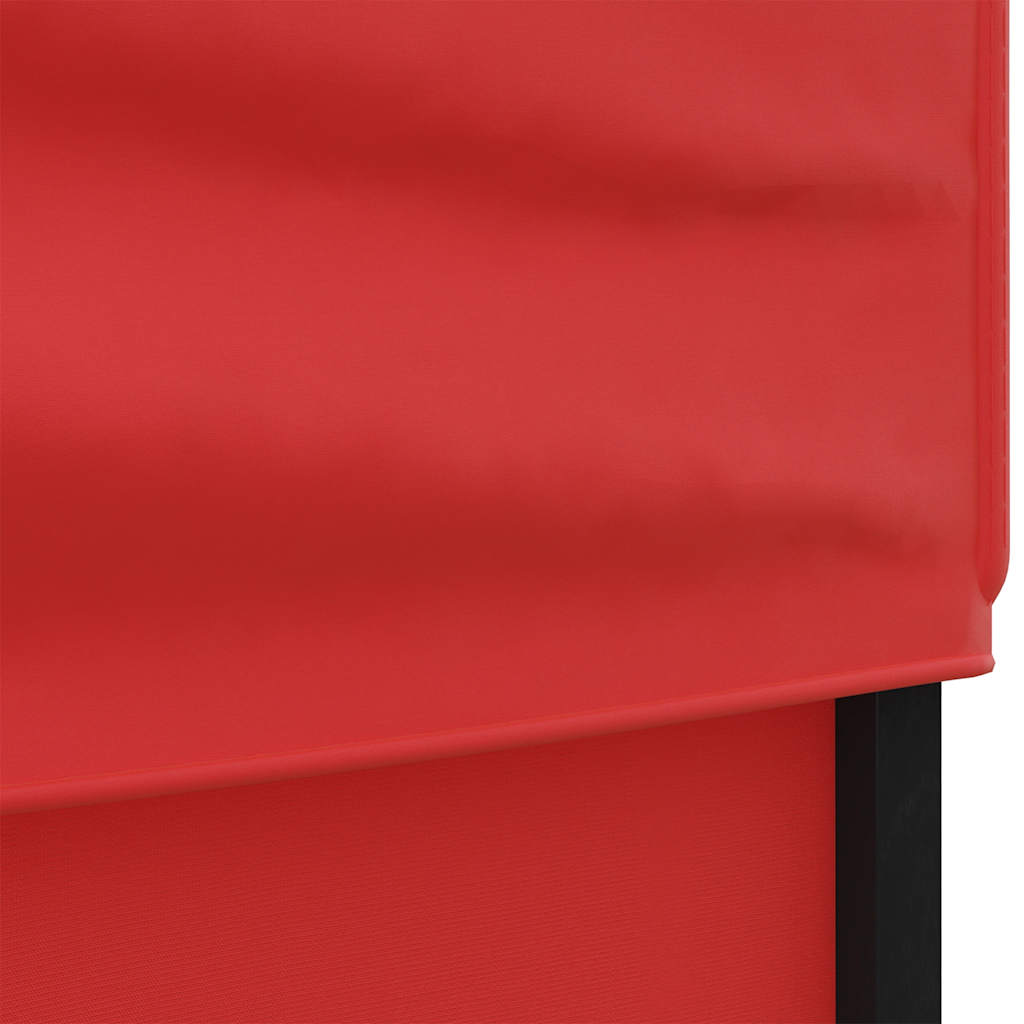 Tenda per Feste Pieghevole con Pareti Laterali Rosso 3x6 m | homemem39