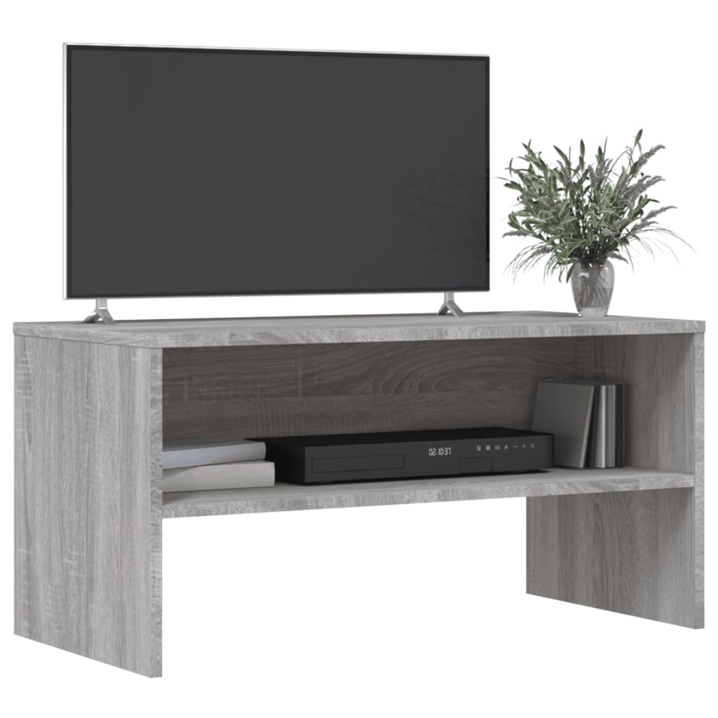 Mobile Porta TV Grigio Sonoma 80x40x40 cm in Legno Multistrato - homemem39