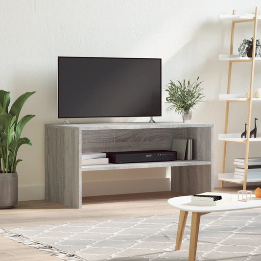 Mobile Porta TV Grigio Sonoma 80x40x40 cm in Legno Multistrato - homemem39