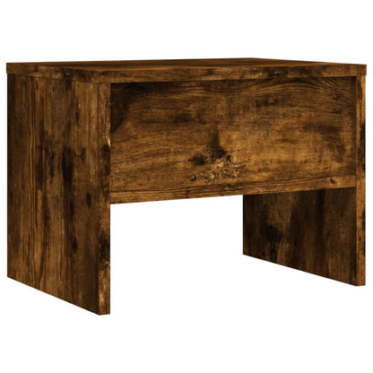 Comodini Rovere Fumo 2 pz 40x30x30 cm Legno Multistrato | homemem39