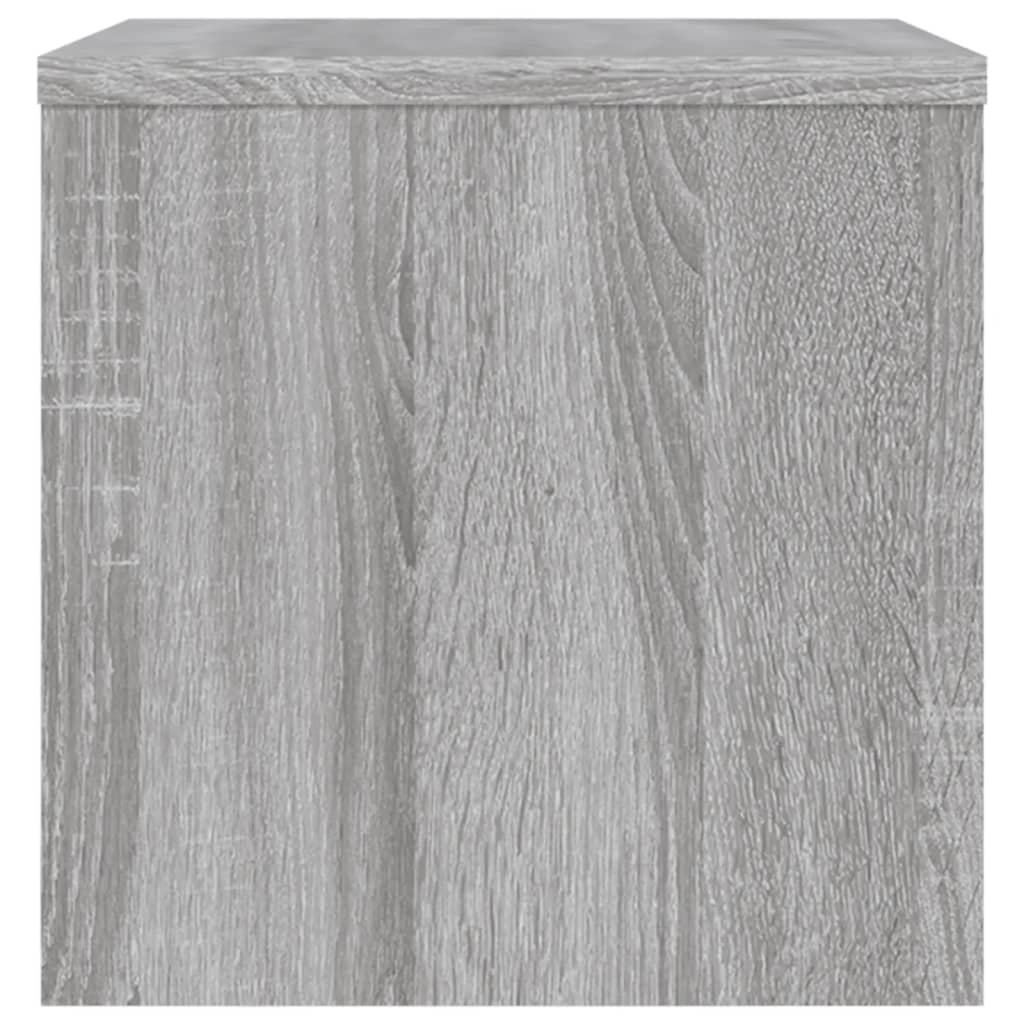 Comodini Grigio Sonoma 2 pz 40x30x30 cm in Legno Multistrato - homemem39