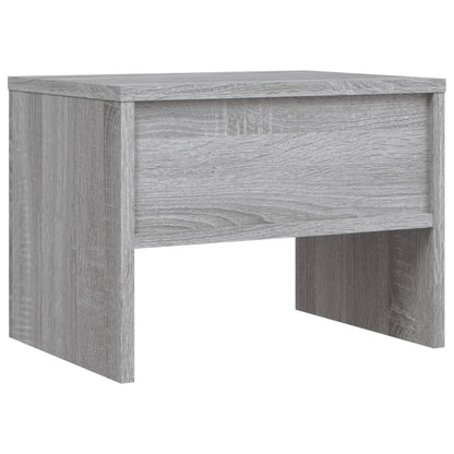 Comodini Grigio Sonoma 2 pz 40x30x30 cm in Legno Multistrato - homemem39