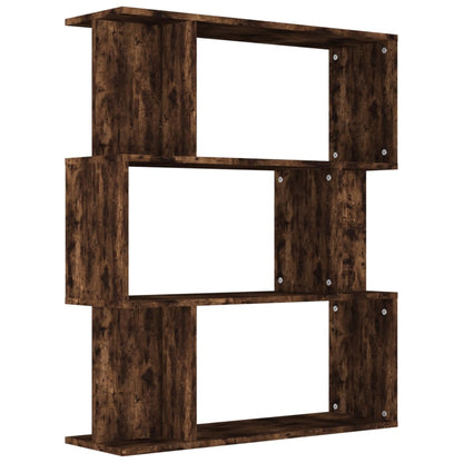 Libreria/Divisorio Rovere Fumo 80x24x96 cm in Legno Ingegnerizzato | homemem39