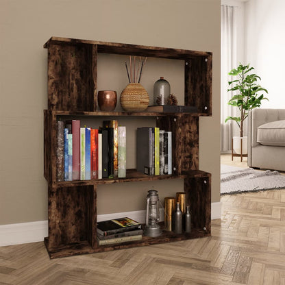 Libreria/Divisorio Rovere Fumo 80x24x96 cm in Legno Ingegnerizzato | homemem39