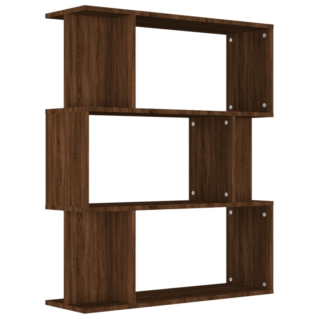 Libreria/Divisorio Rovere Marrone 80x24x96 cm Legno Ingegnerizzato | homemem39