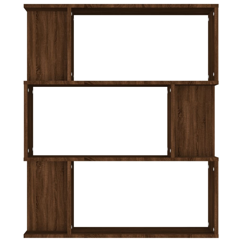 Libreria/Divisorio Rovere Marrone 80x24x96 cm Legno Ingegnerizzato | homemem39