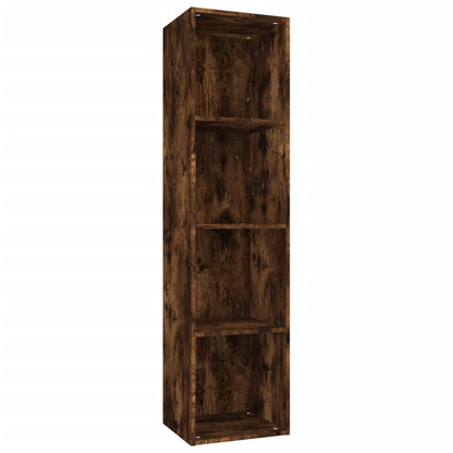 Libreria/Mobile TV Rovere Fumo 36x30x143cm in Legno Multistrato