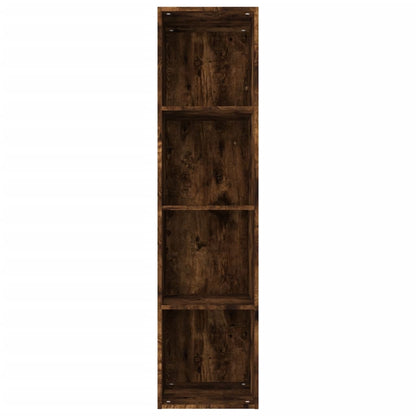 Libreria/Mobile TV Rovere Fumo 36x30x143cm in Legno Multistrato