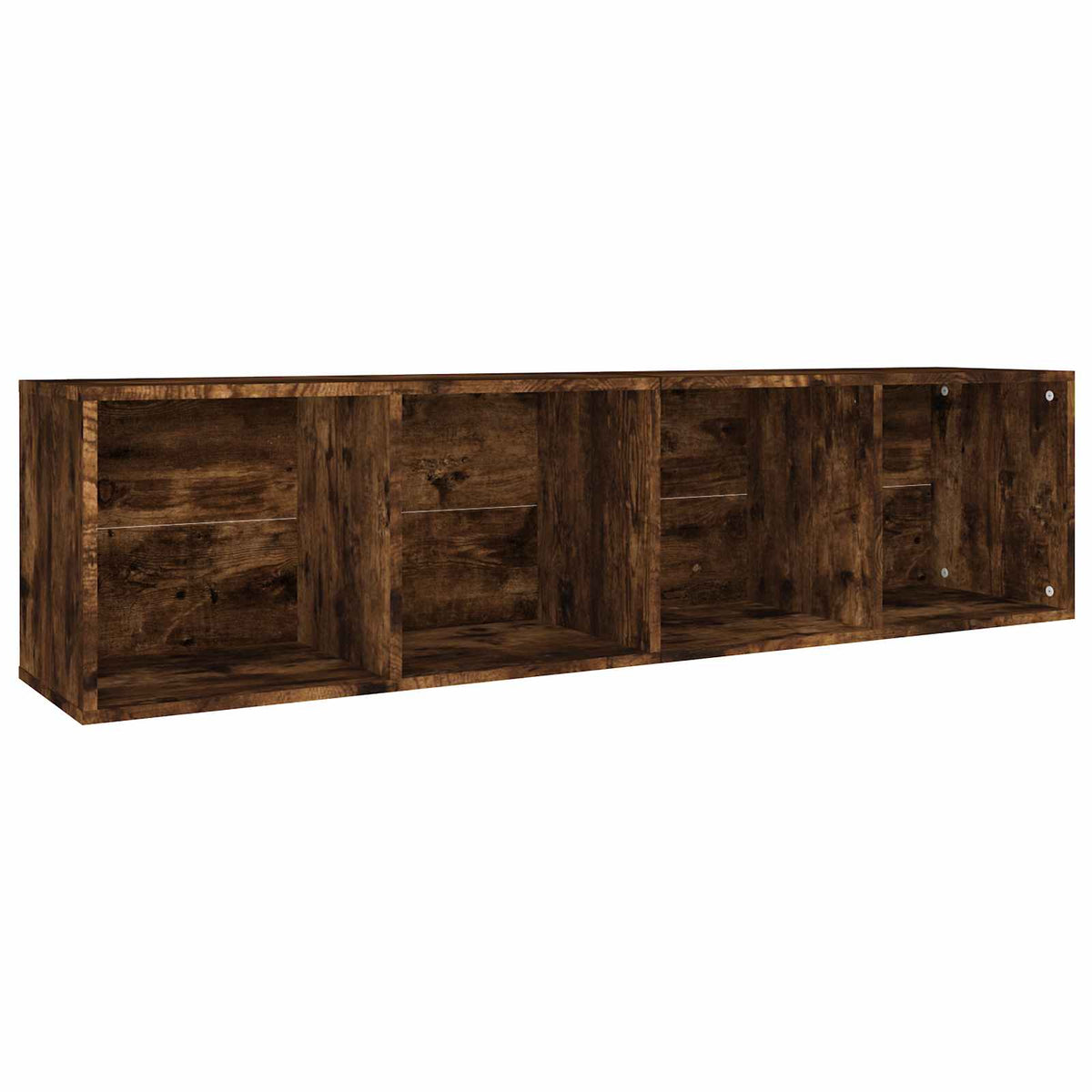Libreria/Mobile TV Rovere Fumo 36x30x143cm in Legno Multistrato