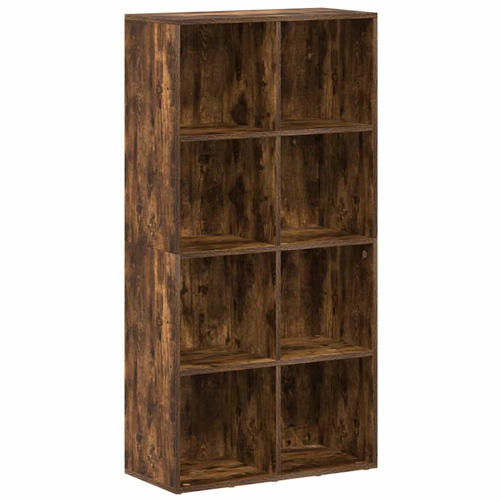 Libreria/Credenza Rovere Fumo 66x30x130 cm in Legno Multistrato