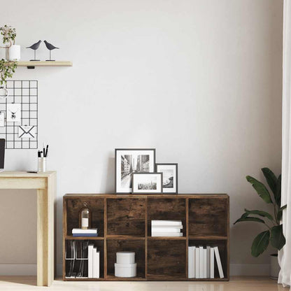 Libreria/Credenza Rovere Fumo 66x30x130 cm in Legno Multistrato | homemem39