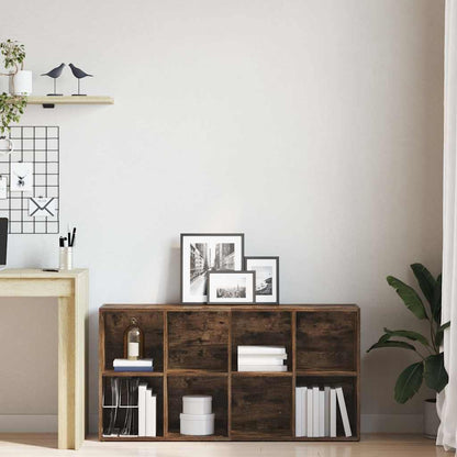 Libreria/Credenza Rovere Fumo 66x30x130 cm in Legno Multistrato