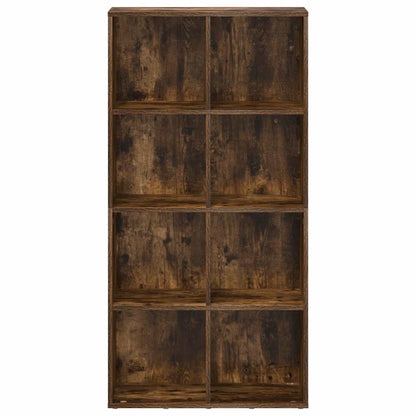 Libreria/Credenza Rovere Fumo 66x30x130 cm in Legno Multistrato