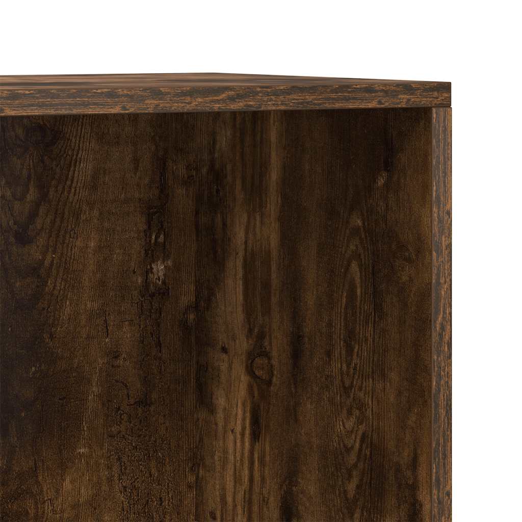 Libreria/Credenza Rovere Fumo 66x30x130 cm in Legno Multistrato | homemem39