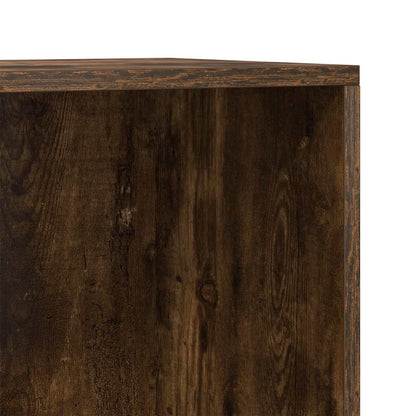 Libreria/Credenza Rovere Fumo 66x30x130 cm in Legno Multistrato | homemem39