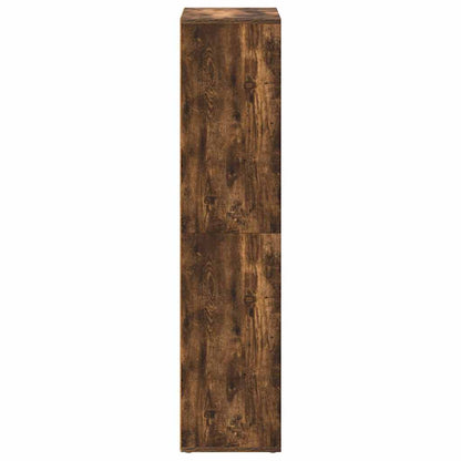 Libreria/Credenza Rovere Fumo 66x30x130 cm in Legno Multistrato