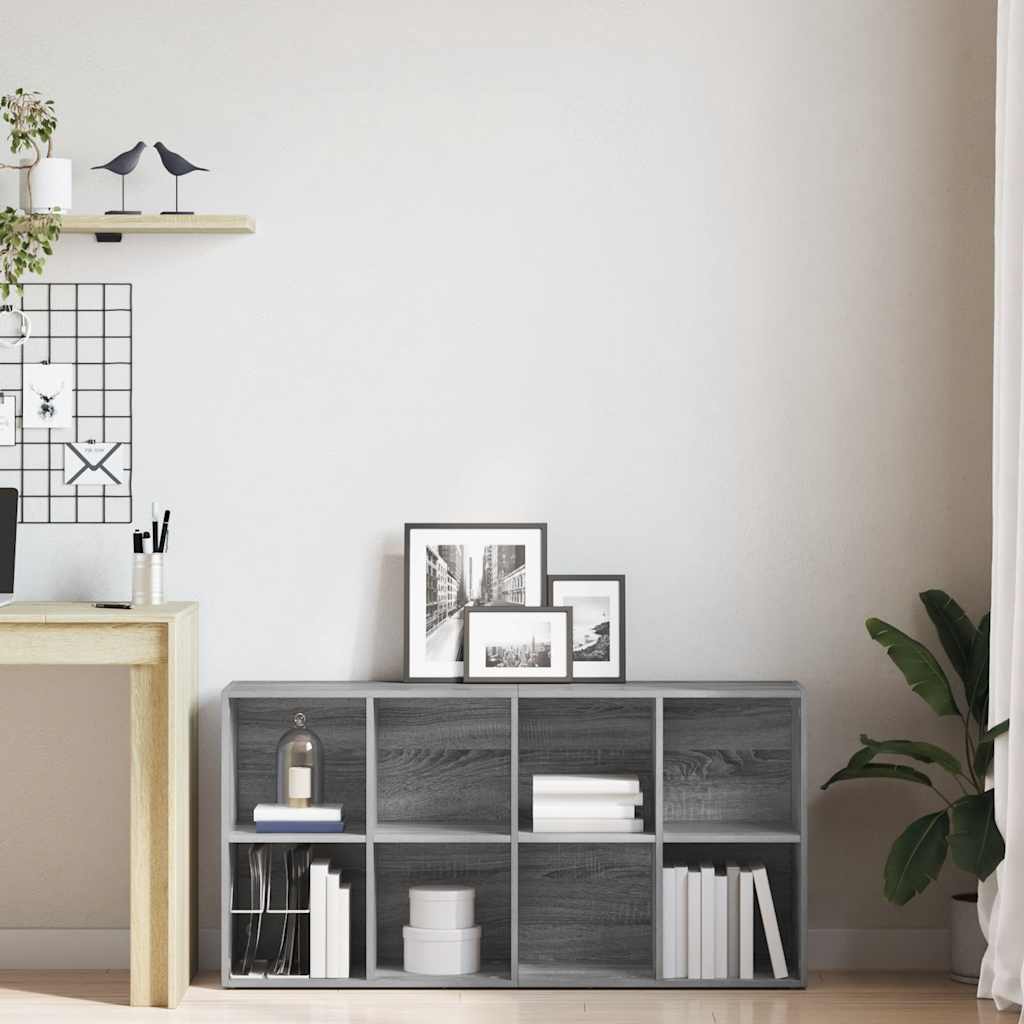 Libreria/Credenza Grigio Sonoma 66x30x130 cm Legno Multistrato | homemem39