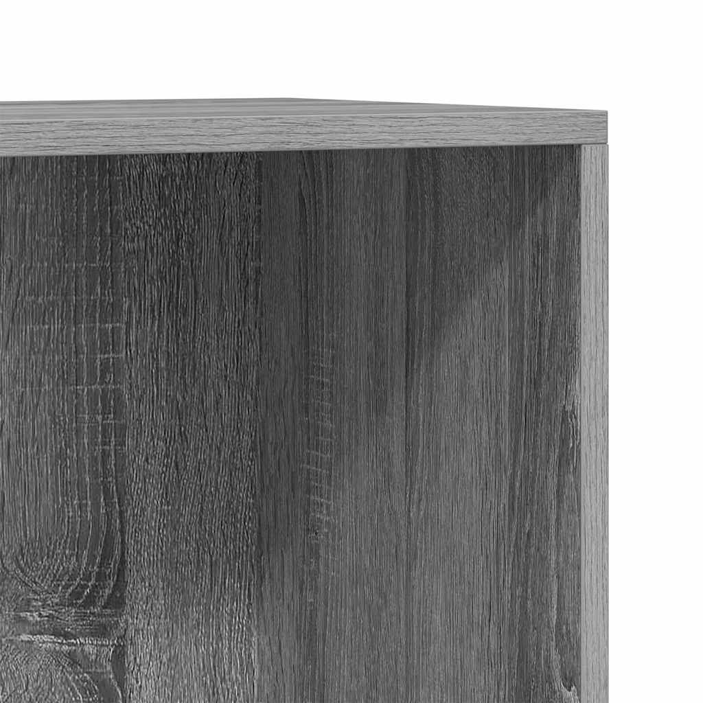 Libreria/Credenza Grigio Sonoma 66x30x130 cm Legno Multistrato