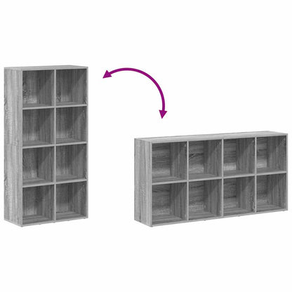 Libreria/Credenza Grigio Sonoma 66x30x130 cm Legno Multistrato