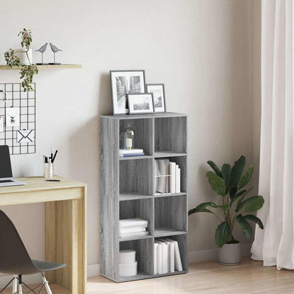 Libreria/Credenza Grigio Sonoma 66x30x130 cm Legno Multistrato