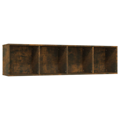 Libreria/Mobile TV Rovere Fumo 143x30x36cm in Legno Multistrato | homemem39