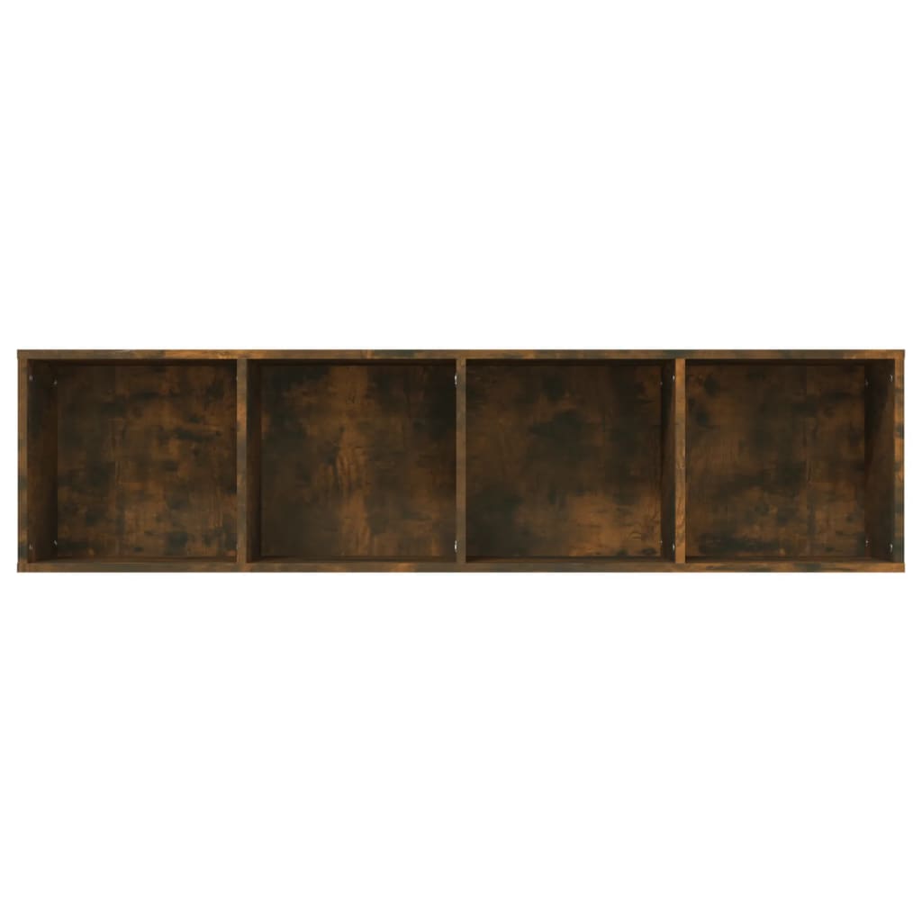 Libreria/Mobile TV Rovere Fumo 143x30x36cm in Legno Multistrato | homemem39
