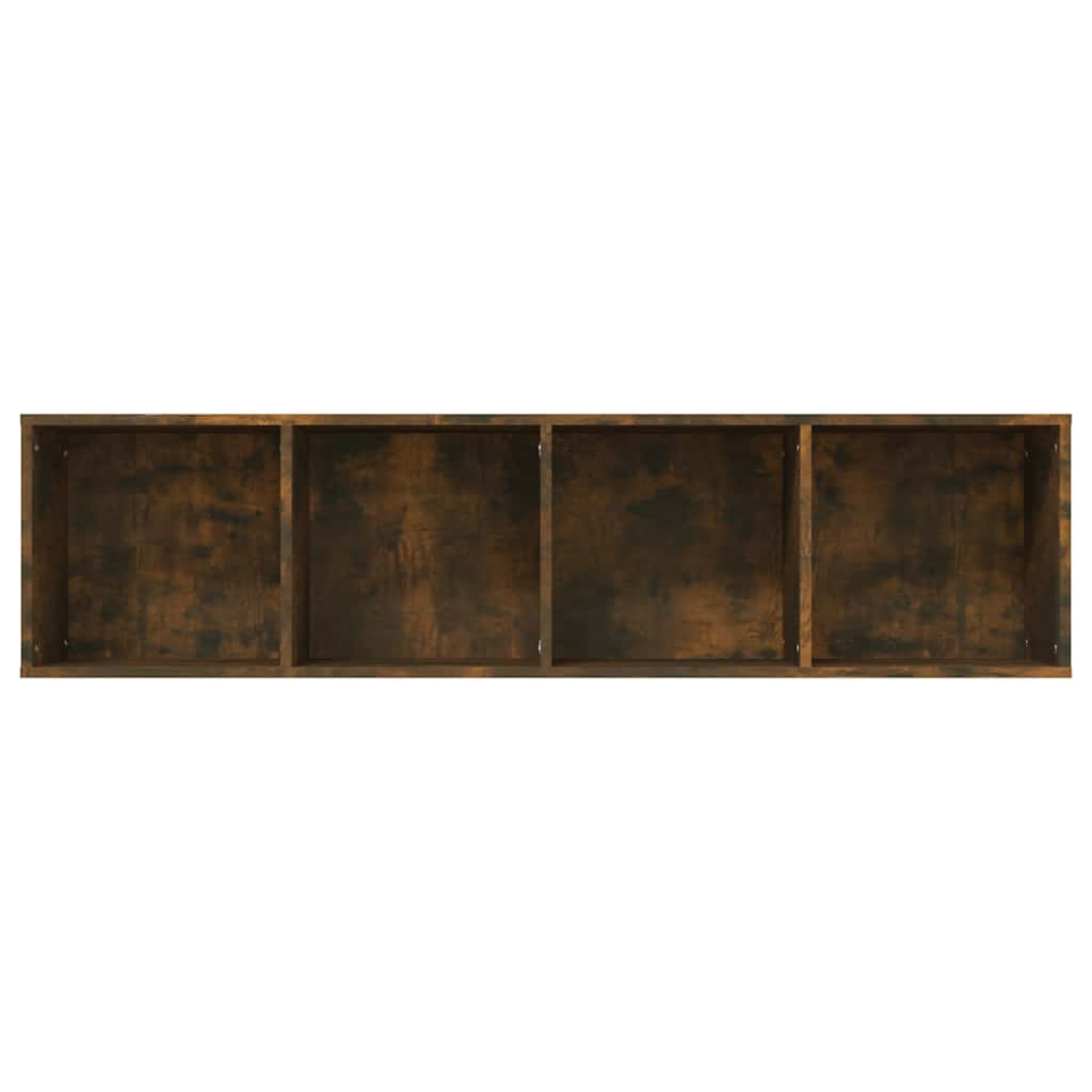 Libreria/Mobile TV Rovere Fumo 143x30x36cm in Legno Multistrato