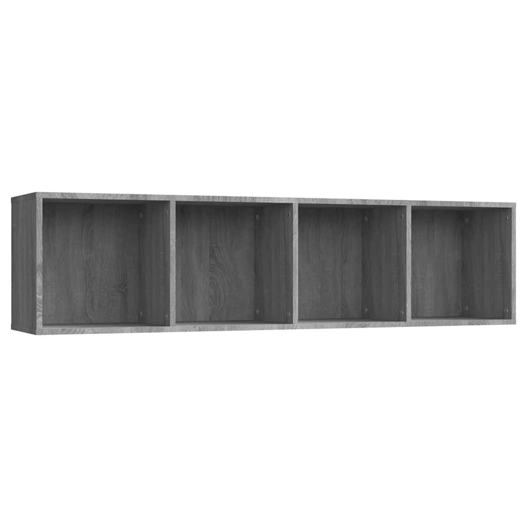 Libreria/Mobile TV Grigio Sonoma 143x30x36 cm Legno Multistrato