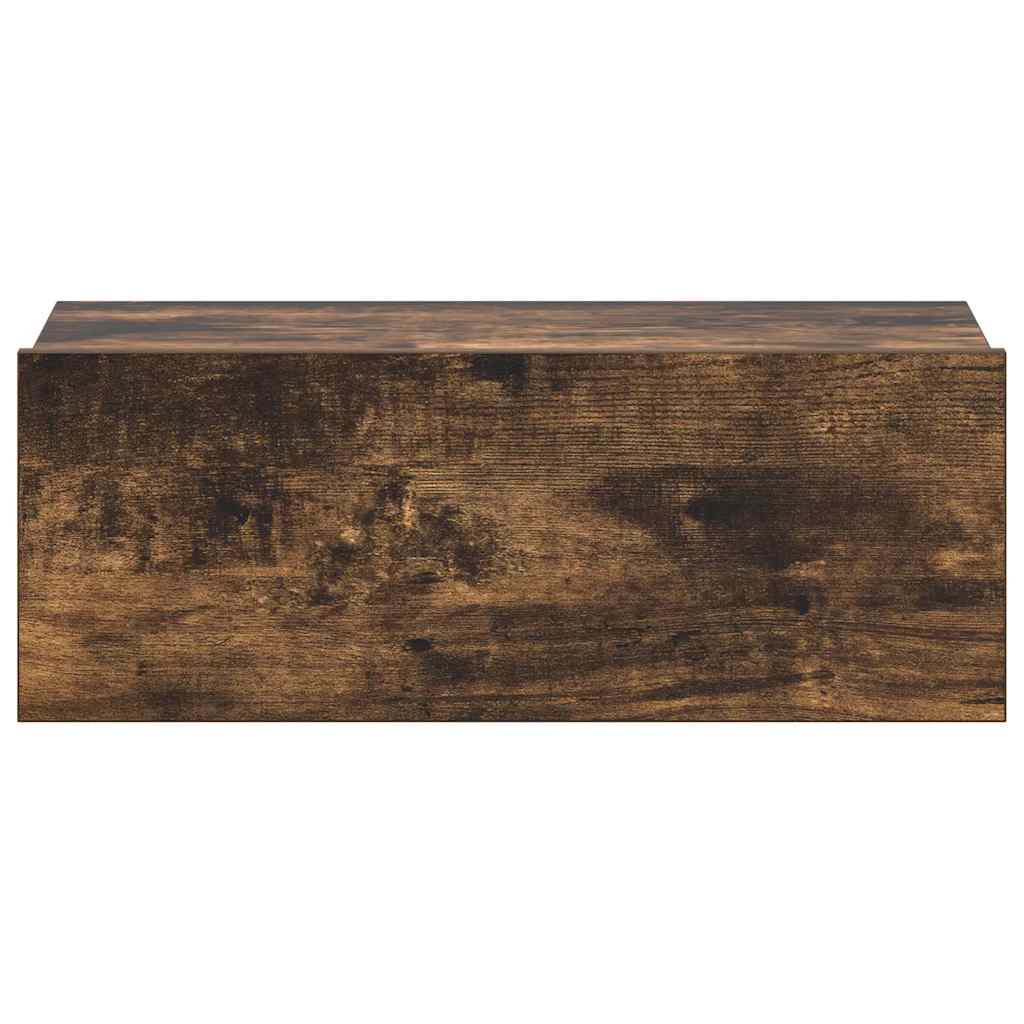 Comodini Pensili Rovere Fumo 2pz 40x30x15 cm Legno Multistrato - homemem39