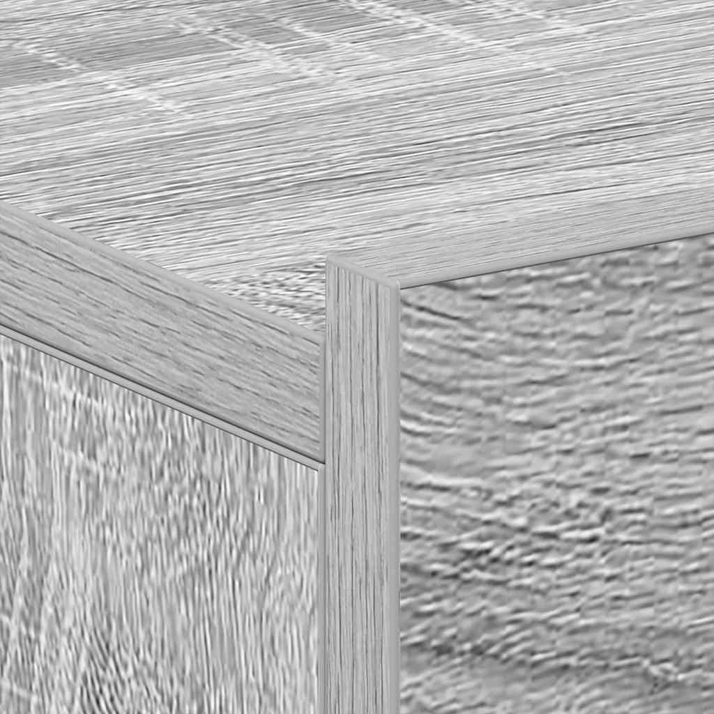 Comodino Pensile Grigio Sonoma 40x30x15cm in Legno Multistrato | homemem39