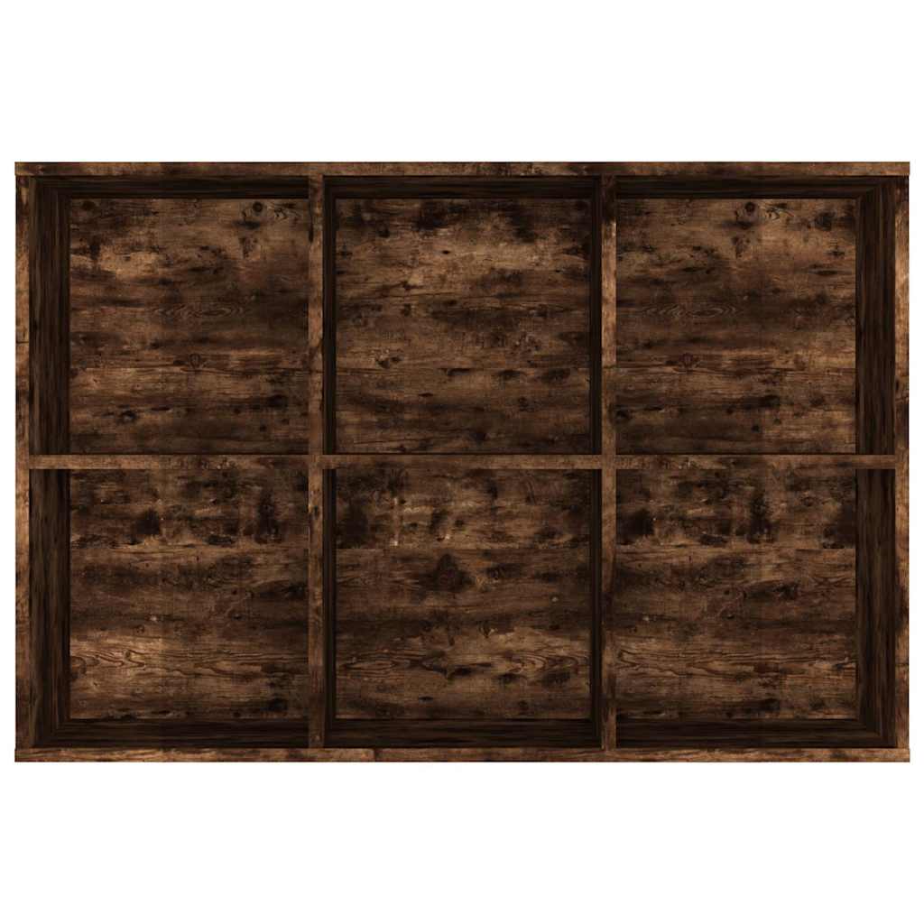 Libreria/Credenza Rovere Fumo 66x30x98 cm in Legno Multistrato