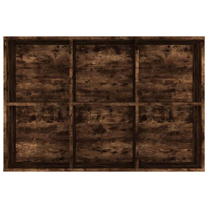 Libreria/Credenza Rovere Fumo 66x30x98 cm in Legno Multistrato