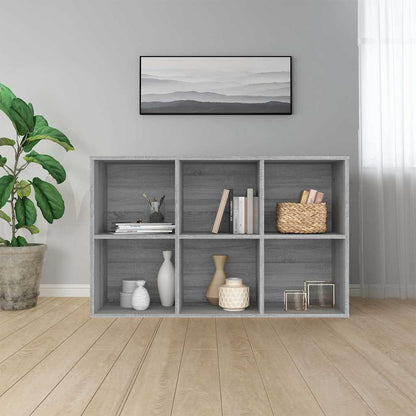 Libreria/Credenza Grigio Sonoma 66x30x98 cm Legno Multistrato