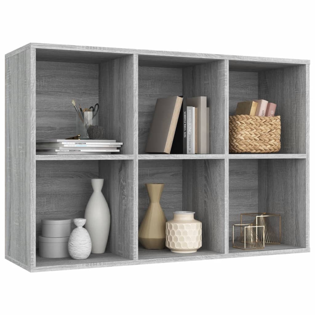 Libreria/Credenza Grigio Sonoma 66x30x98 cm Legno Multistrato | homemem39