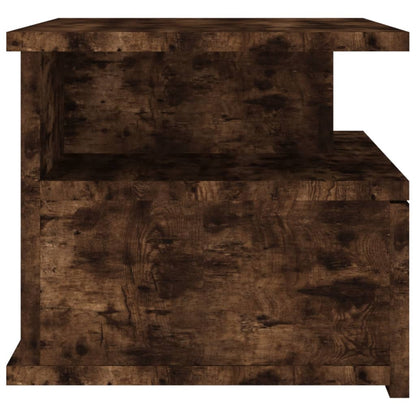 Comodino Pensile Rovere Fumo 40x31x27 cm in Legno Multistrato - homemem39