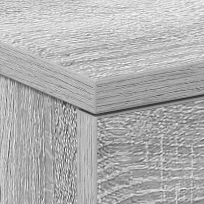 Comodino Grigio Sonoma 38x35x56 cm in Legno Multistrato - homemem39