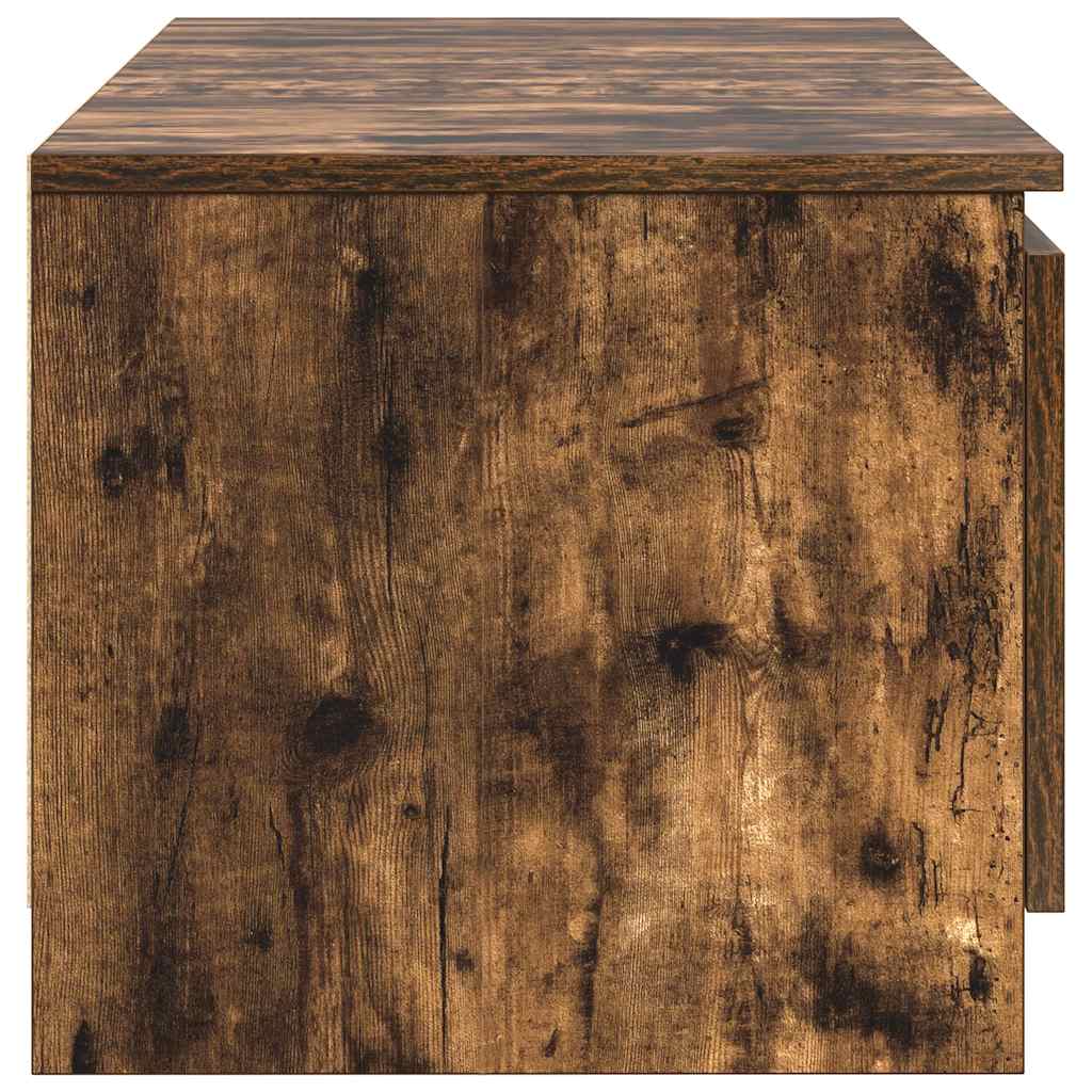 Mobile TV Rovere Fumo 140x40x35,5 cm in Legno Multistrato - homemem39