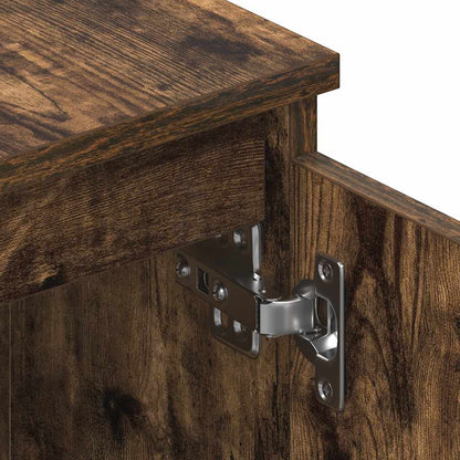 Mobile TV Rovere Fumo 140x40x35,5 cm in Legno Multistrato - homemem39