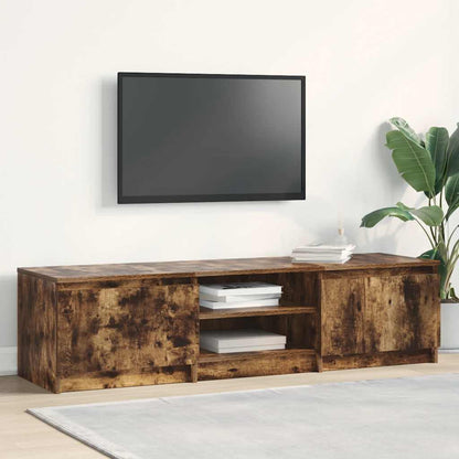 Mobile TV Rovere Fumo 140x40x35,5 cm in Legno Multistrato - homemem39
