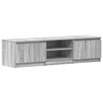Mobile TV Grigio Sonoma 140x40x35,5 cm in Legno Multistrato - homemem39