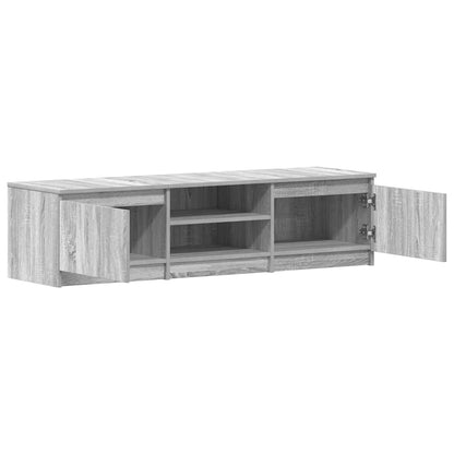 Mobile TV Grigio Sonoma 140x40x35,5 cm in Legno Multistrato - homemem39