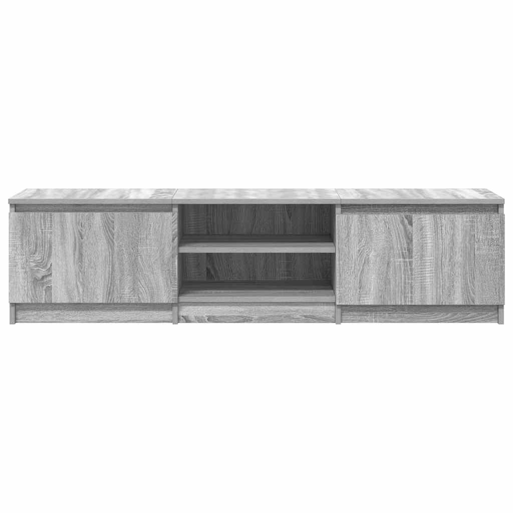 Mobile TV Grigio Sonoma 140x40x35,5 cm in Legno Multistrato - homemem39