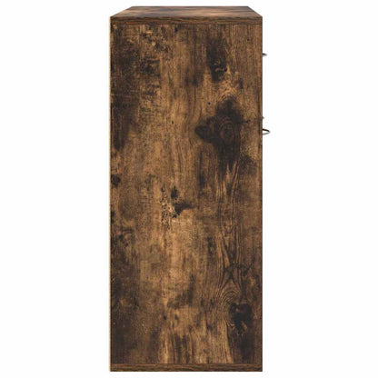 Credenza Rovere Fumo 88x30x70 cm in Legno Ingegnerizzato - homemem39
