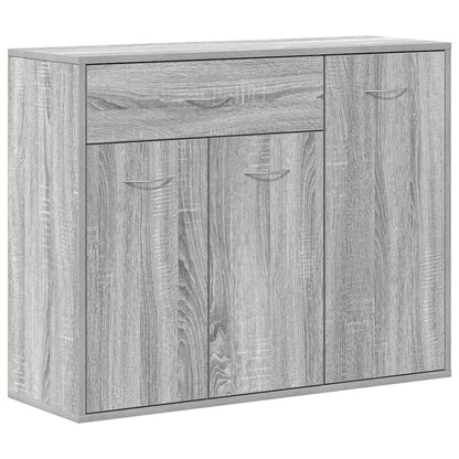 Credenza Grigio Sonoma 88x30x70 cm in Legno Ingegnerizzato - homemem39
