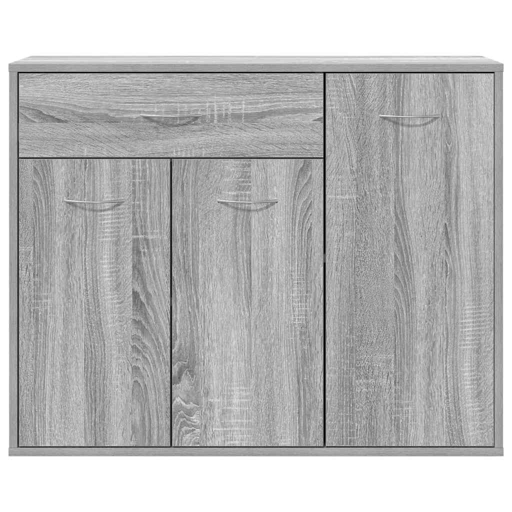 Credenza Grigio Sonoma 88x30x70 cm in Legno Ingegnerizzato - homemem39