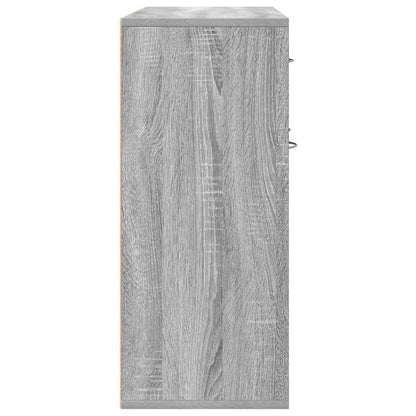 Credenza Grigio Sonoma 88x30x70 cm in Legno Ingegnerizzato - homemem39