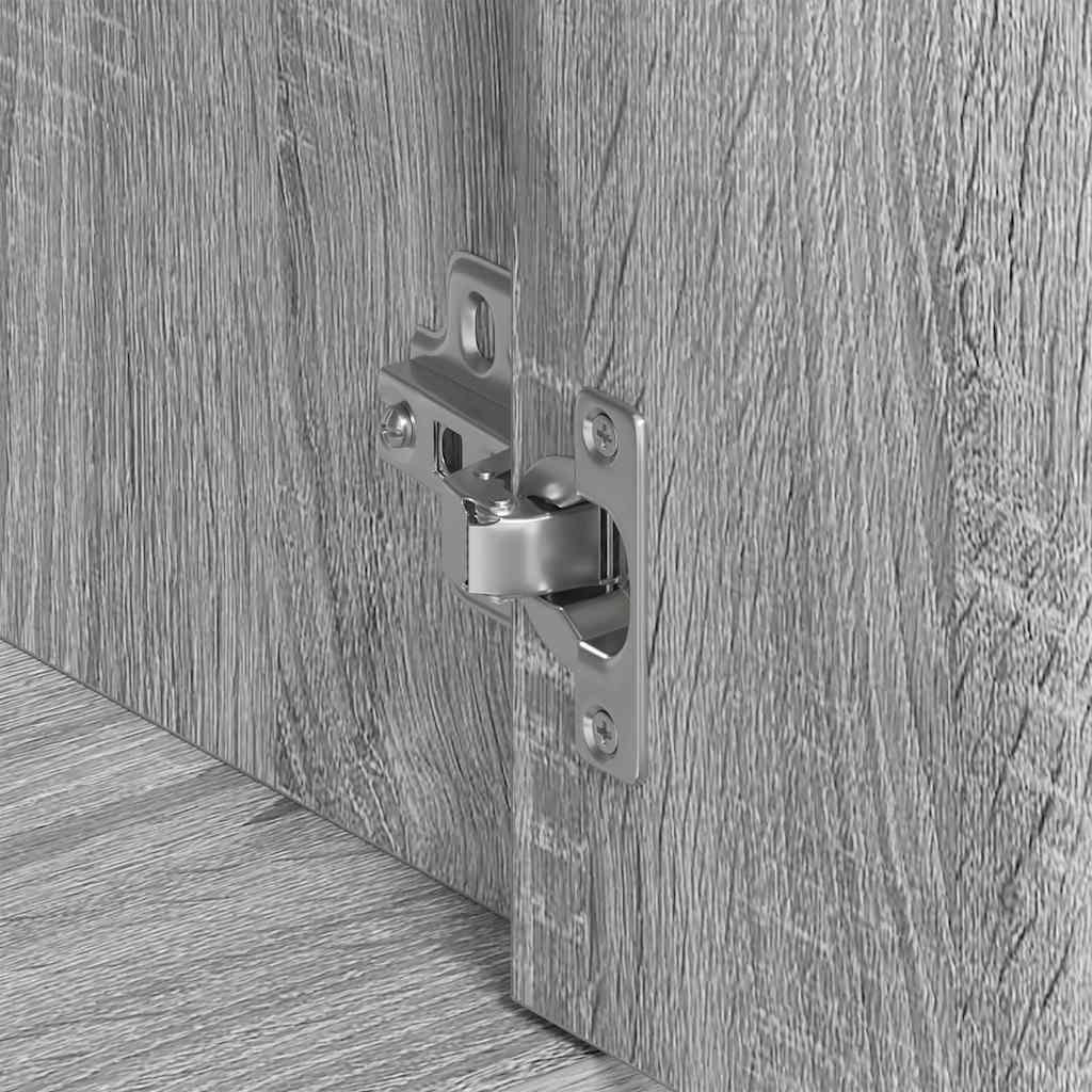 Credenza Grigio Sonoma 88x30x70 cm in Legno Ingegnerizzato - homemem39