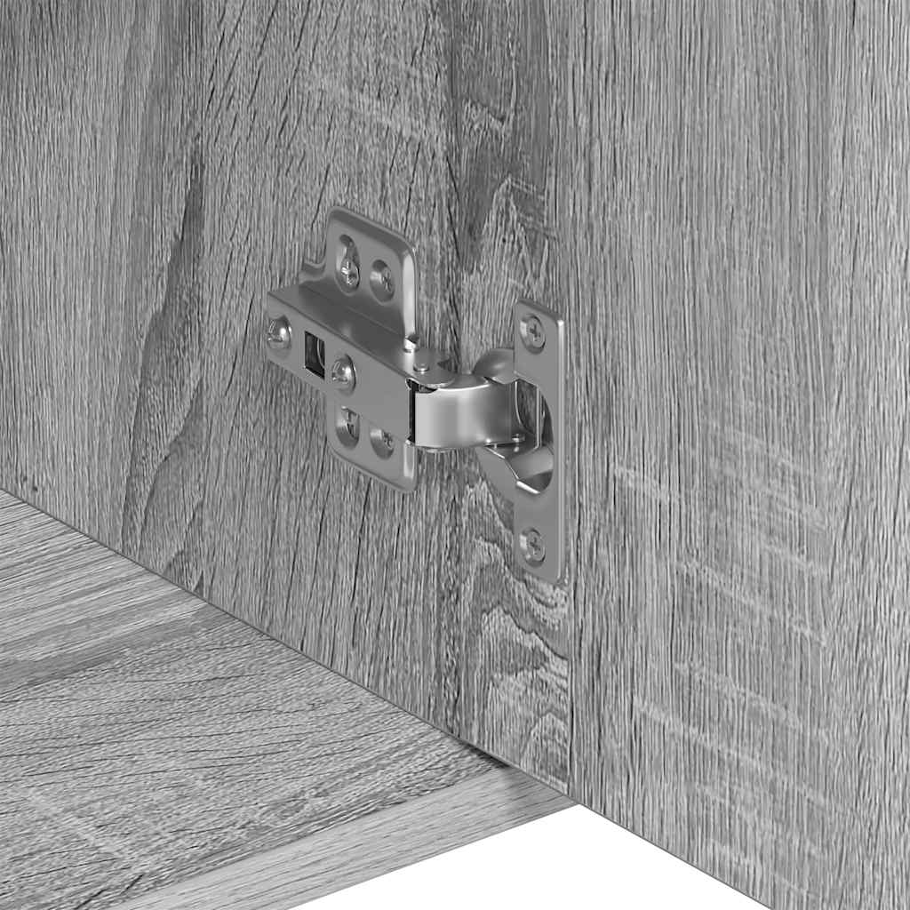 Credenza Grigio Sonoma 88x30x70 cm in Legno Ingegnerizzato - homemem39