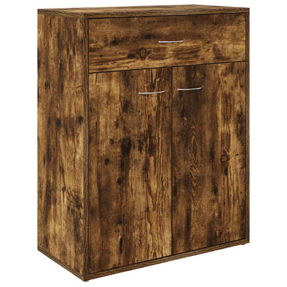 Credenza Rovere Fumo 60x30x75 cm in Legno Multistrato | homemem39